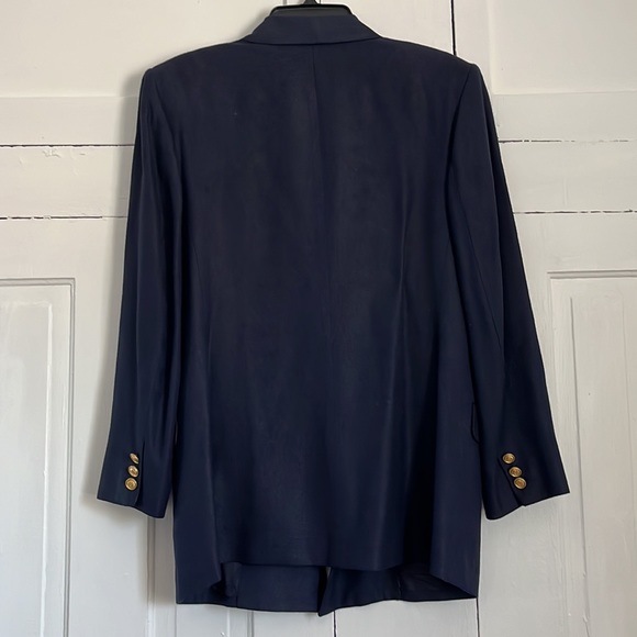 Liz Claiborne 90s Linen Blazer  - 10 - Picture 4 of 4